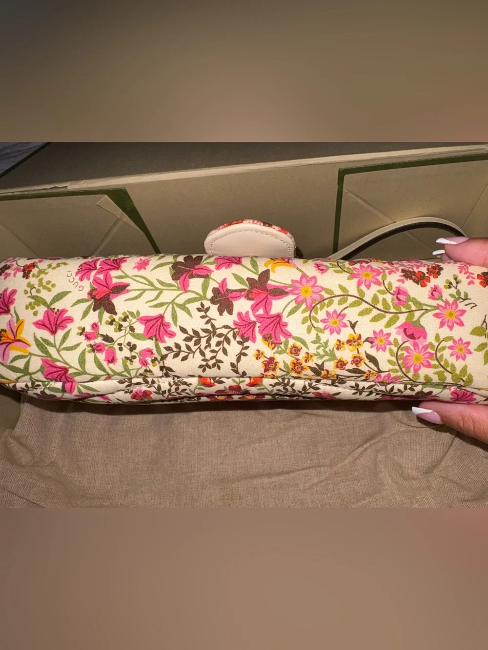 Gucci Marmont Floral Flap Bag